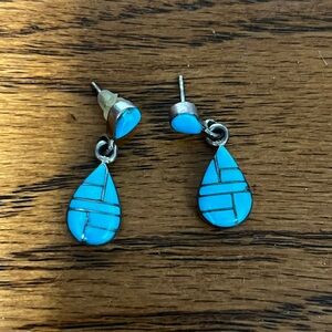 Sterling silver turquoise earrings